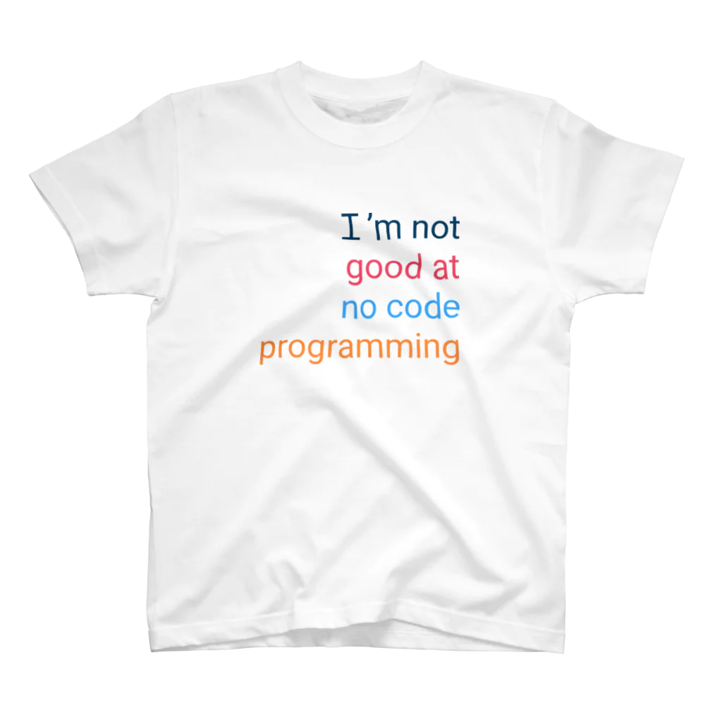 tdkurryのI'm not good at no code programming。。。 スタンダードTシャツ