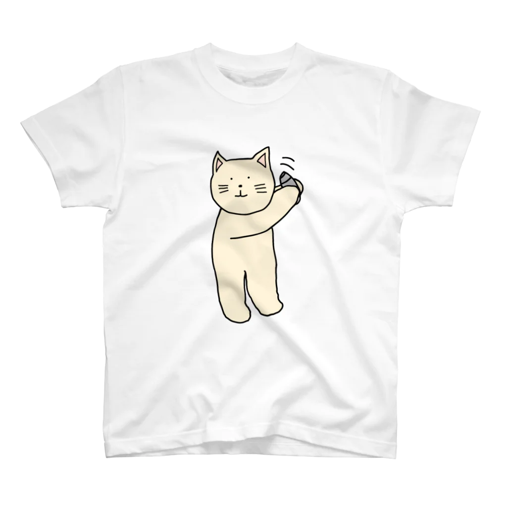 ＋Whimsyのバーテンダーねこ スタンダードTシャツ