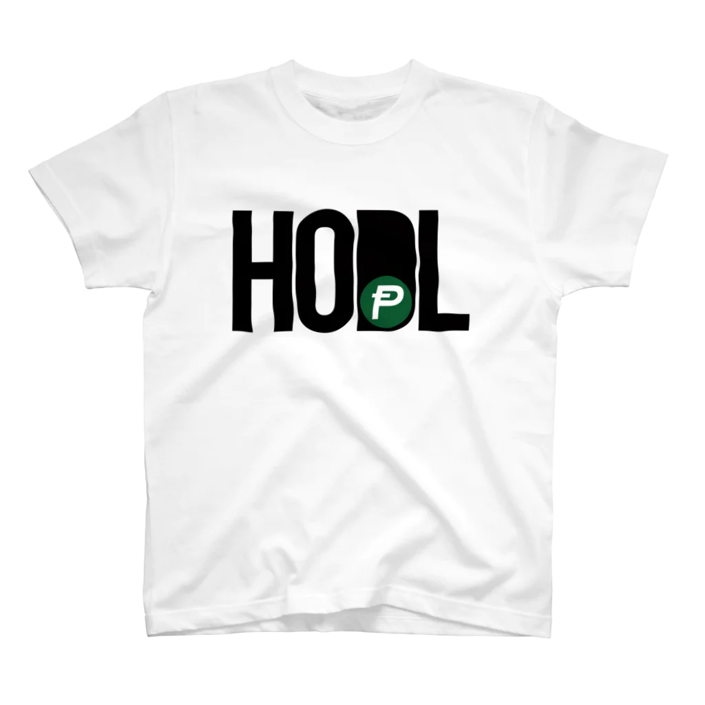 TROPiCALViBESのHODL POT blackfont スタンダードTシャツ