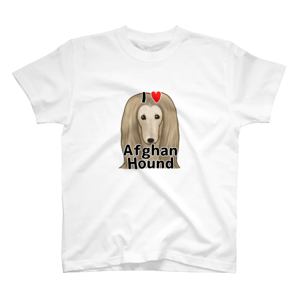 makuwa動物園のアフガン・ハウンド スタンダードTシャツ