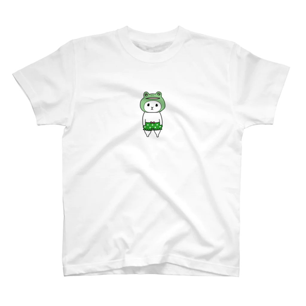 Miiiさんのかえるウッサ氏 スタンダードTシャツ