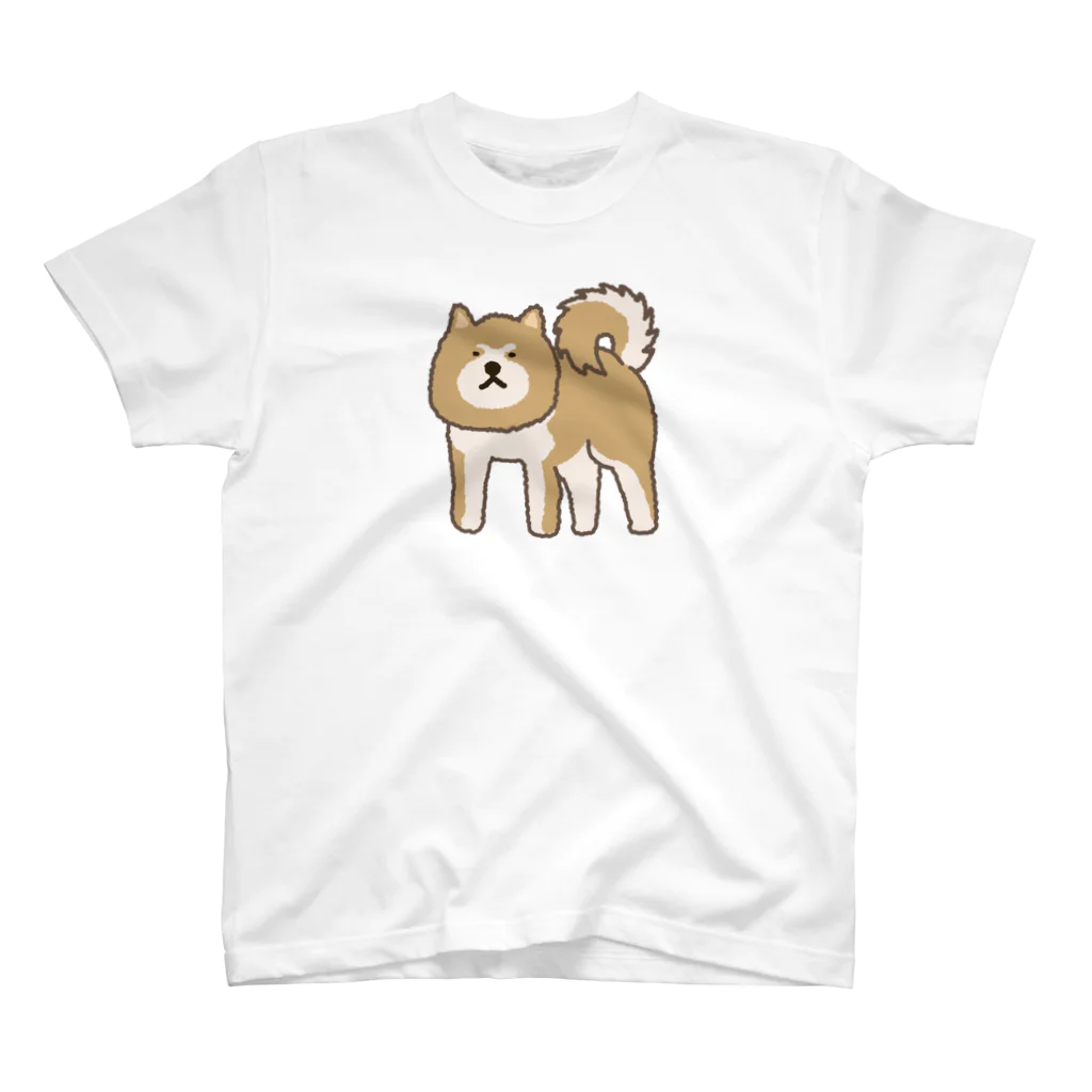 しばじるしデザインのムムッあきた犬 スタンダードTシャツ