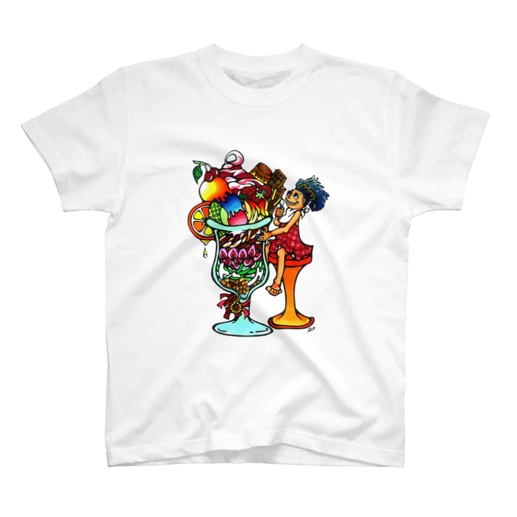 ◆◆◆◆ OCO's SHOP ◆◆◆◆【POP ART】の🌈big pafe Regular Fit T-Shirt