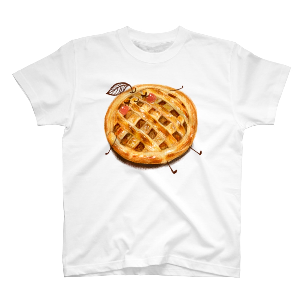 アップルパイちゃん いわさきまゆこ 食べ物イラスト Mayu2nk のスタンダードtシャツ通販 Suzuri スズリ アップルパイちゃん いわさきまゆこ 食べ物イラスト Mayu2nk のスタンダードtシャツ通販 Suzuri スズリ