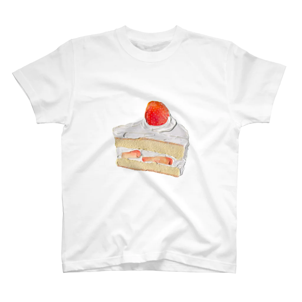 タカハシ商店のいちごのショートケーキ スタンダードTシャツ