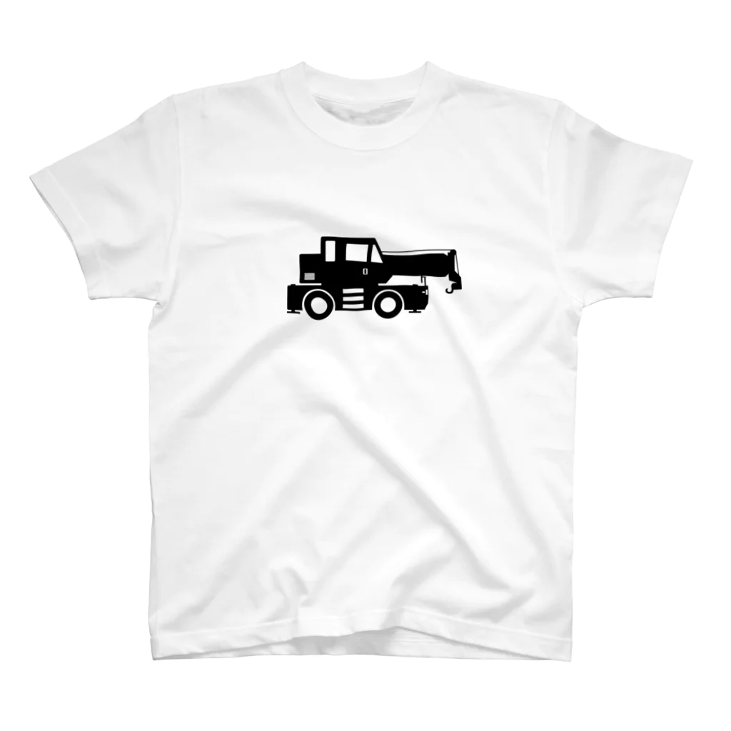 働く車・乗り物Tシャツ／KK商店のラフテレーンクレーン Regular Fit T-Shirt