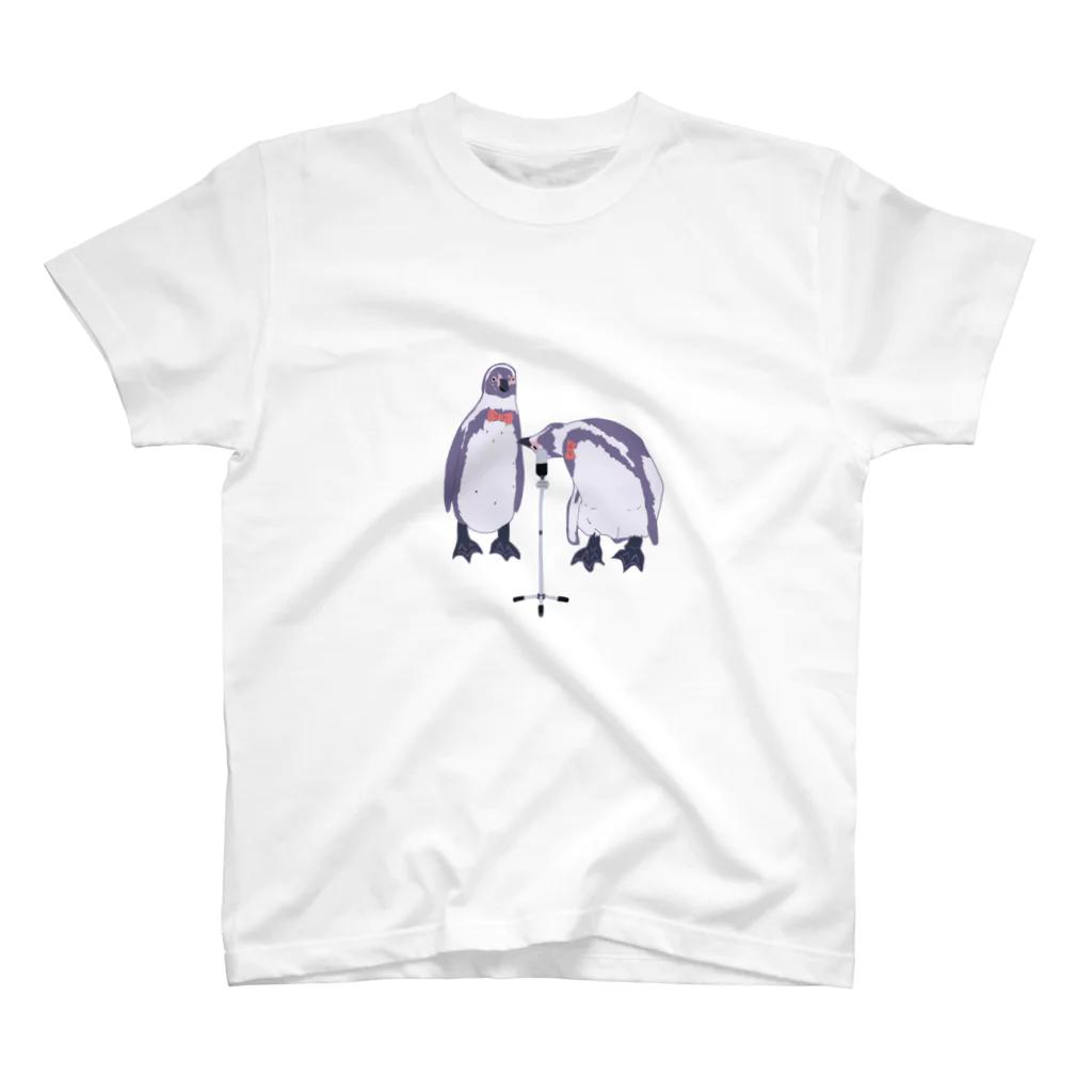 ときいろはの回廊のなんでやねんペンギン(文字なしver) スタンダードTシャツ