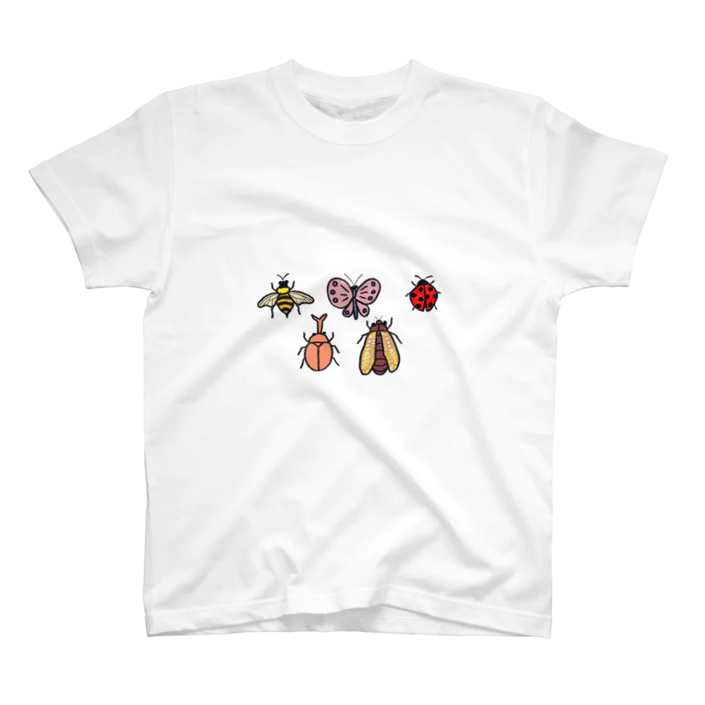 ZAB GARDEN 動植物図鑑の虫たち スタンダードTシャツ