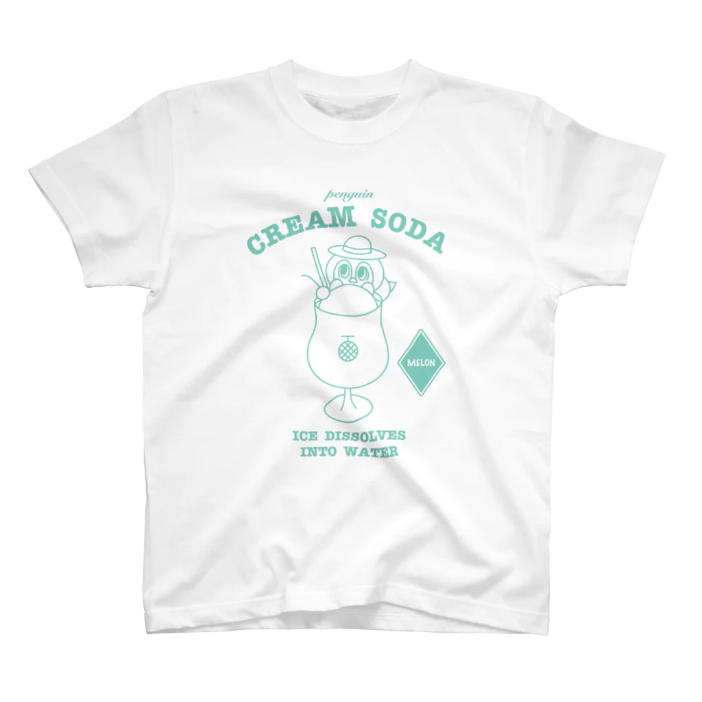 轟絢斗/とどろきあやとのクリームソーダ/グリーン スタンダードTシャツ