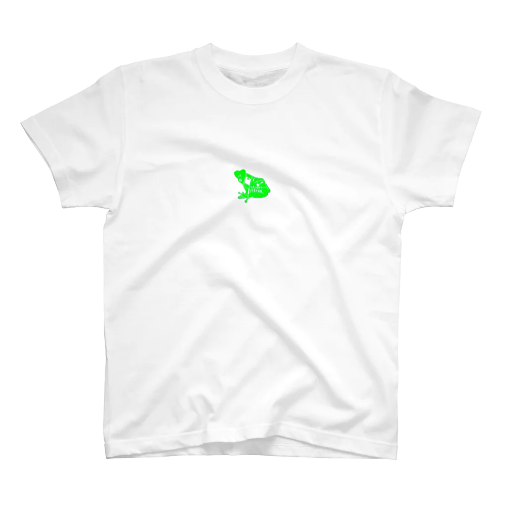 Studio:FrogのStudio:Frog おふざけ物販「緑」 Regular Fit T-Shirt