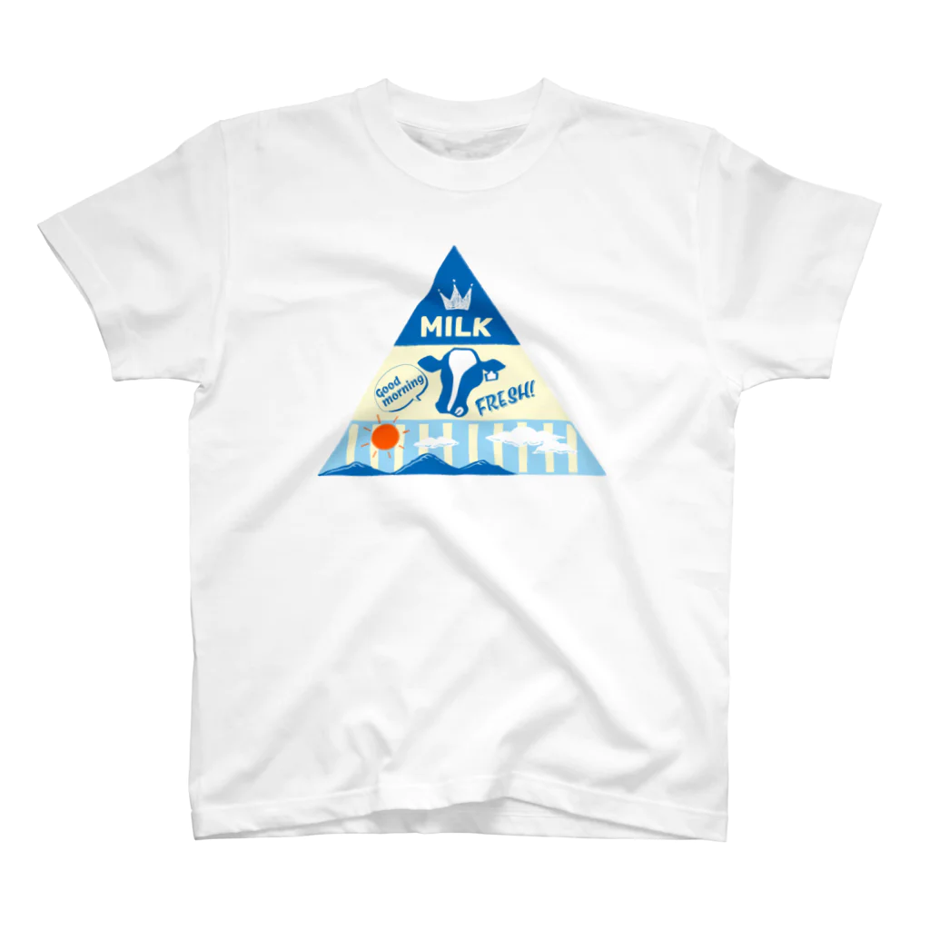 〇屋の三角パック牛乳 Regular Fit T-Shirt