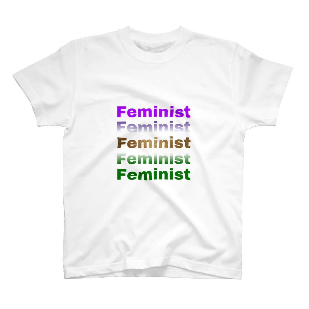 通りすがりのギャルのFeminist アピ❤️‍🔥❤️‍🔥❤️‍🔥 Regular Fit T-Shirt
