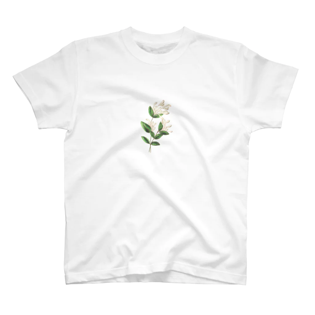CANDYSPACEの白い花 Regular Fit T-Shirt