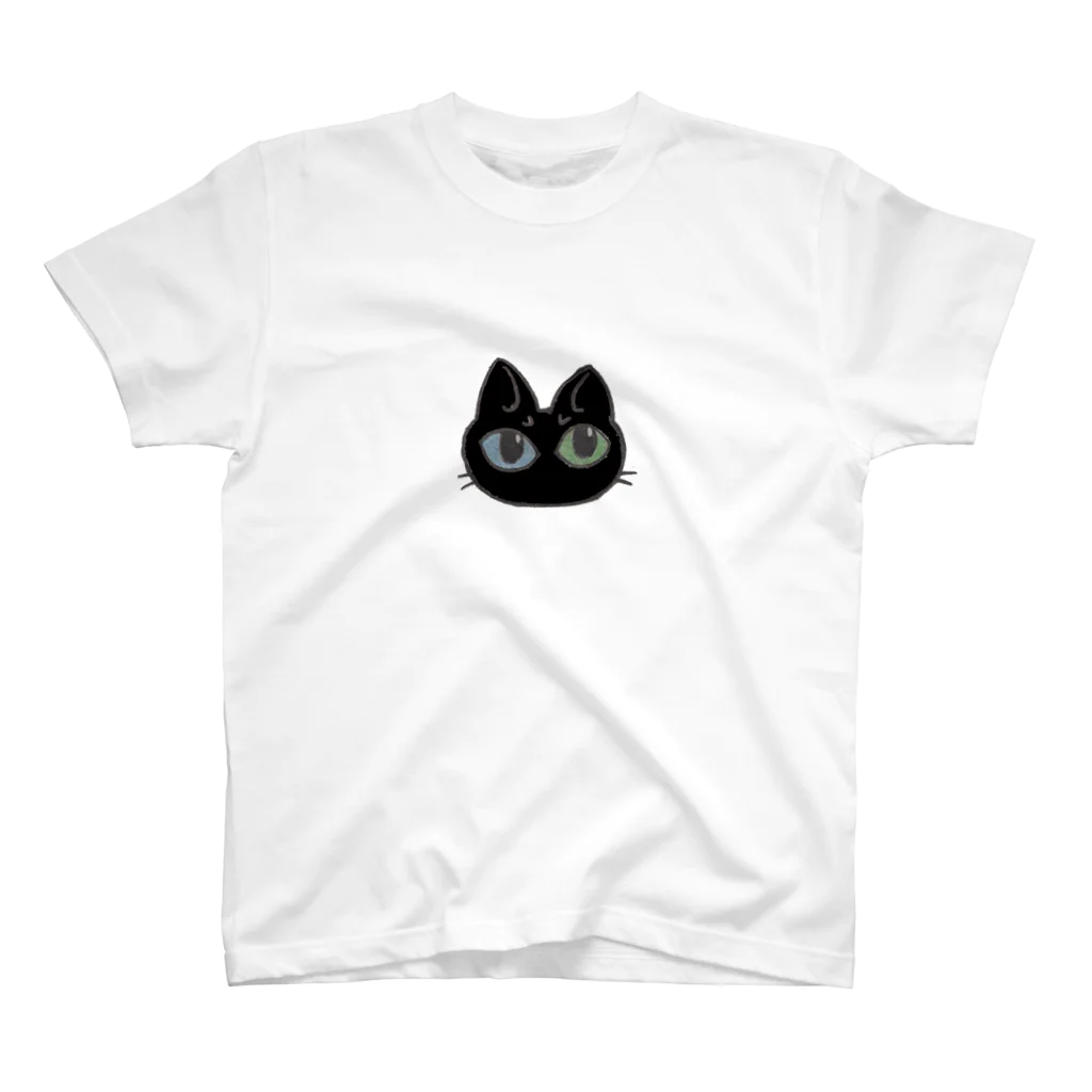 エンジェル・ミュージックの黒猫 スタンダードTシャツ