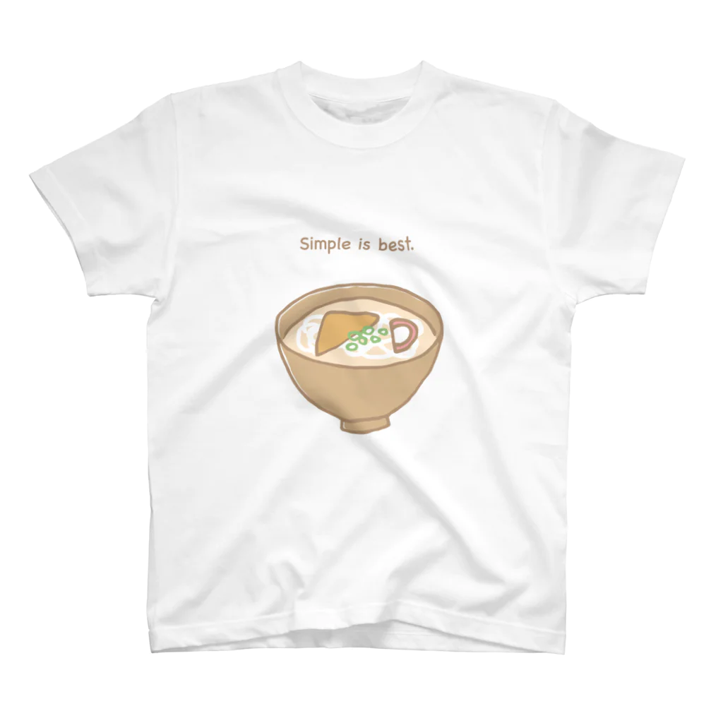 しまりすやのシンプルうどん スタンダードTシャツ