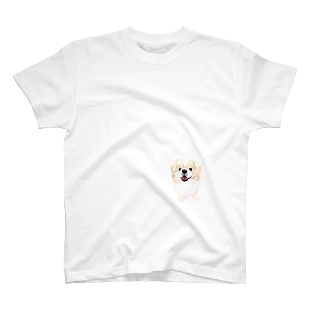 hanapecha_wannyanのポメペキちゃん スタンダードTシャツ