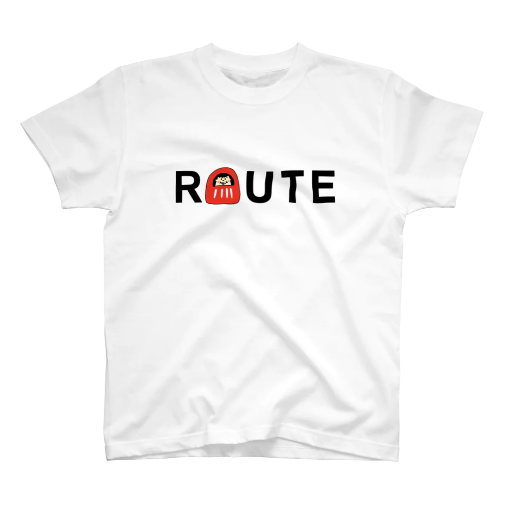 ROUTEのだるまROUTEくん スタンダードTシャツ