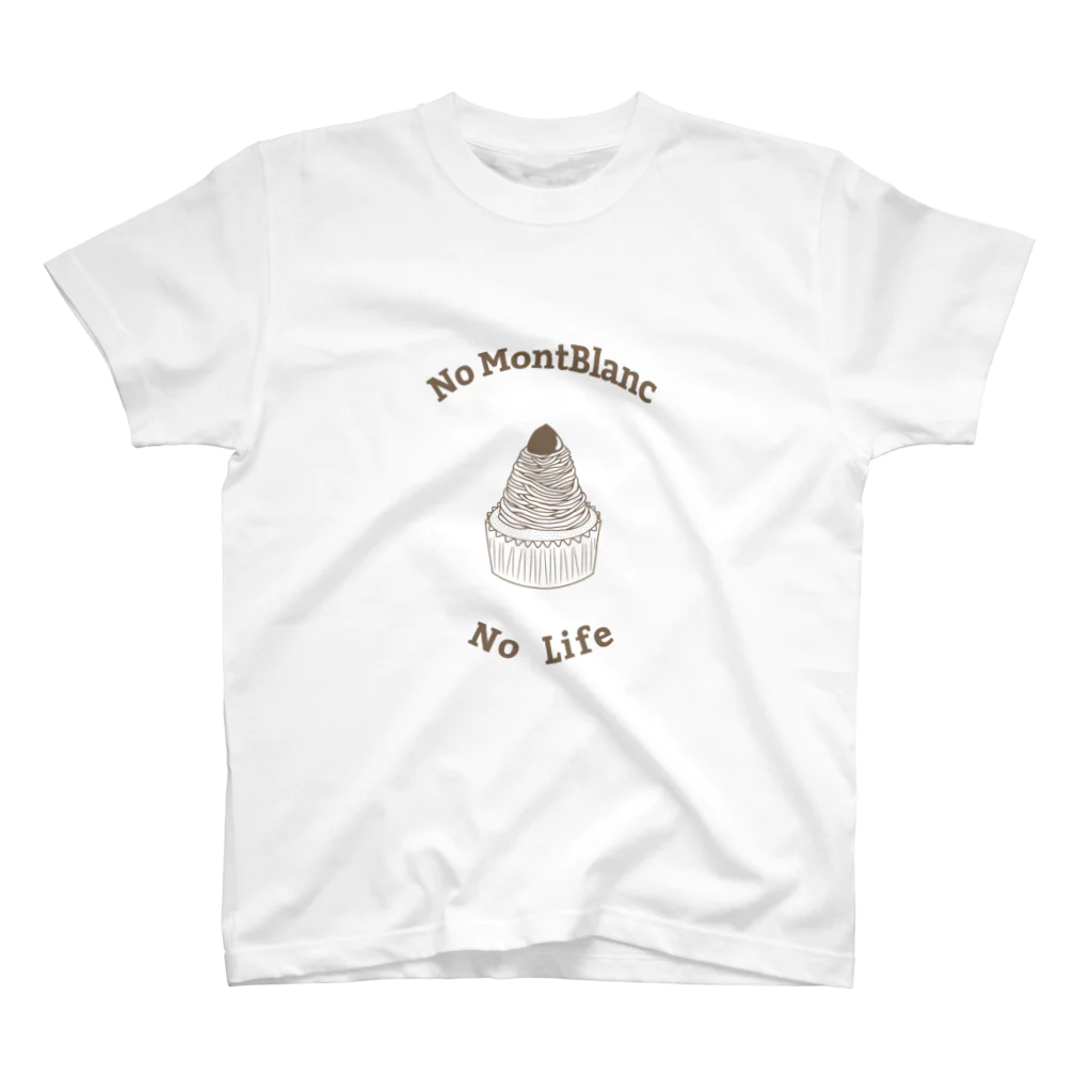 Mrs.Bean/ミセスビーンのNo MontBlanc No Life スタンダードTシャツ