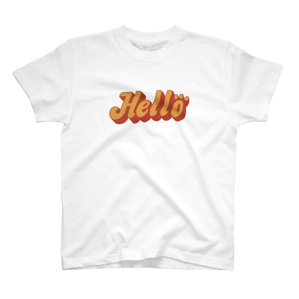 コノデザインのCat says hello Regular Fit T-Shirt