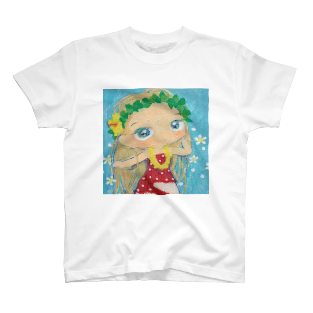 アートの綿毛のhula（でげす） スタンダードTシャツ