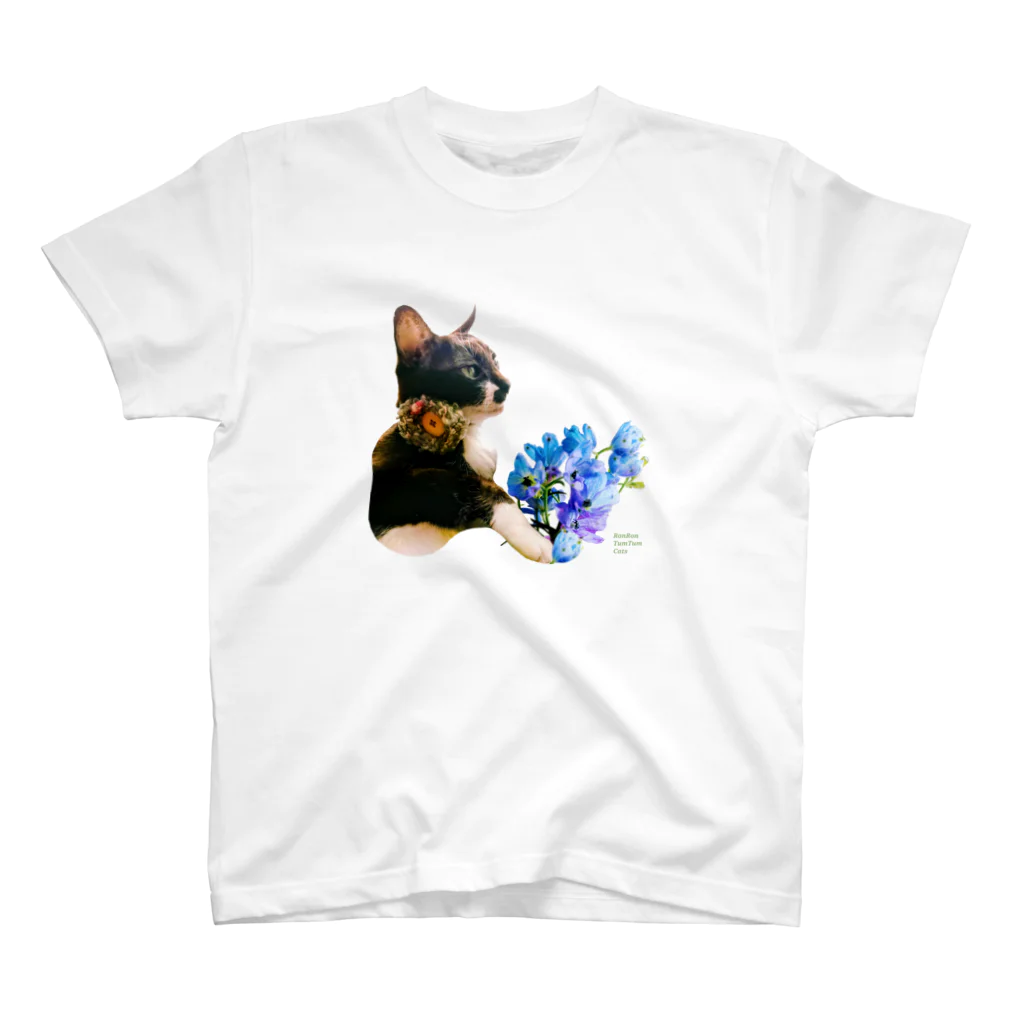 RonRon TumTum Catsの猫からの贈り物 スタンダードTシャツ