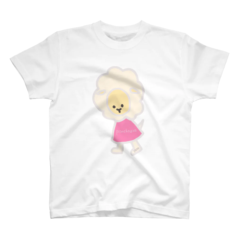 pipro(ぴぷろ)のヒツジサン(ponchozoo) Regular Fit T-Shirt