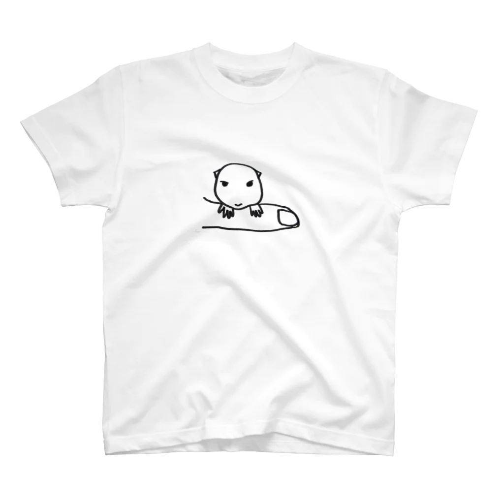 すもーる？あにまるずの指乗りねずみ スタンダードTシャツ