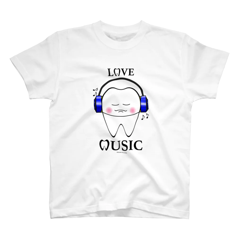 KAAK studioのTooth Music Blue スタンダードTシャツ