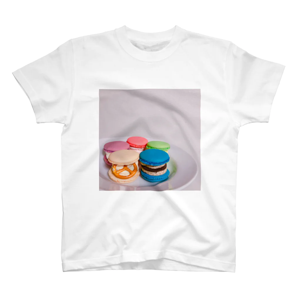 ゆるりまる。のsweets time(マカロン) スタンダードTシャツ