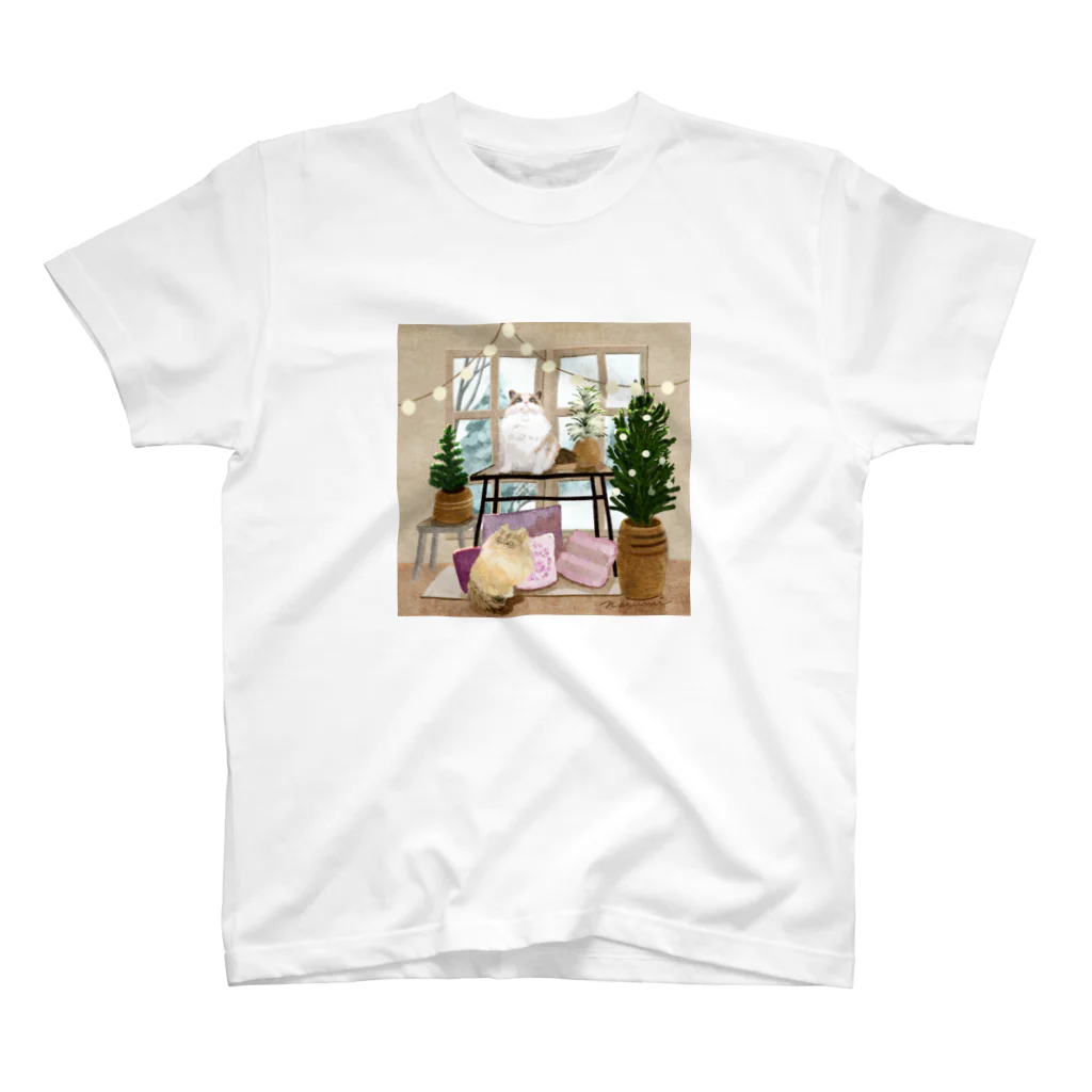 なるみにゃんの猫のいる部屋 スタンダードTシャツ