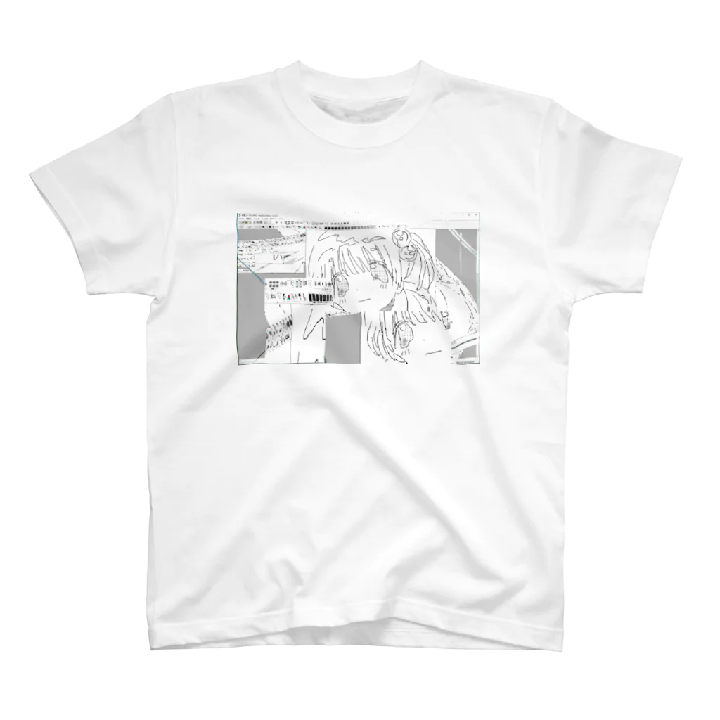 ゆーきんの絵ぐっずのももbug スタンダードTシャツ