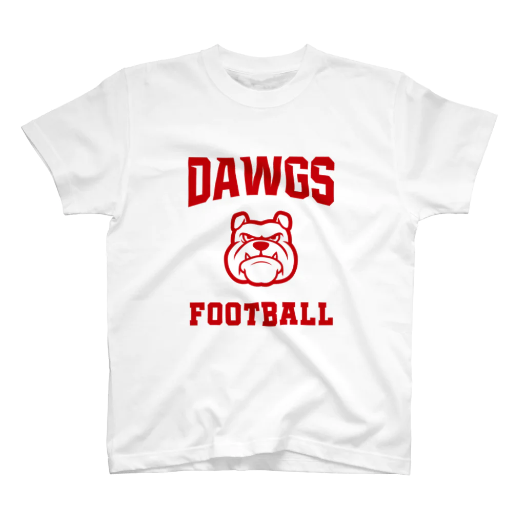 TEAM DAWGS STOREのDAWGS_RED スタンダードTシャツ