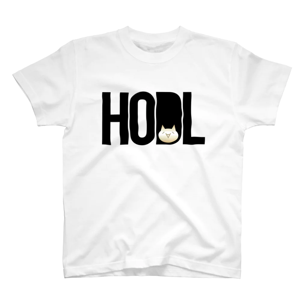 TROPiCALViBESのHODL MONA Blackfont Regular Fit T-Shirt