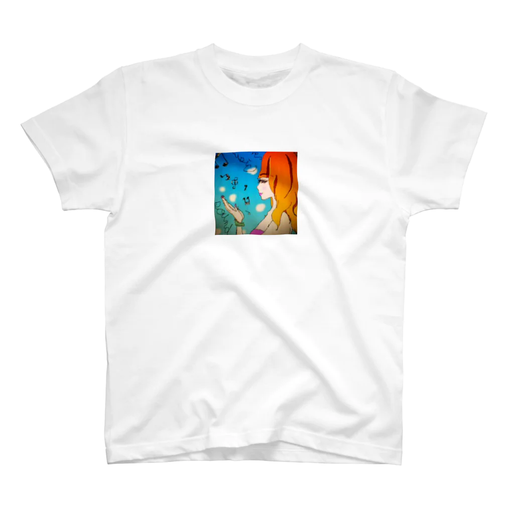 しずるの音楽を愛する女の子です☆ スタンダードTシャツ