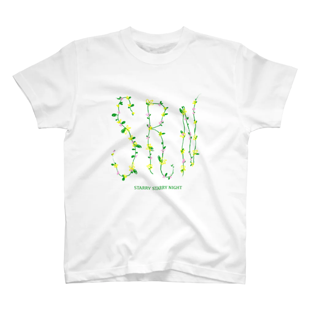 SRNのSRN お花ver. オリジナルグッズ Regular Fit T-Shirt