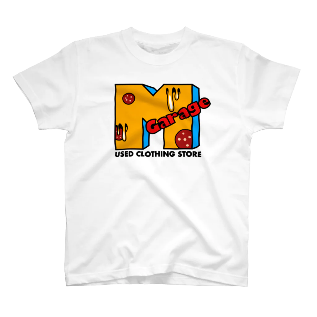MGarag used clothing のMGarage used clothing 🍕オリジナル　ファンキーロゴ Regular Fit T-Shirt