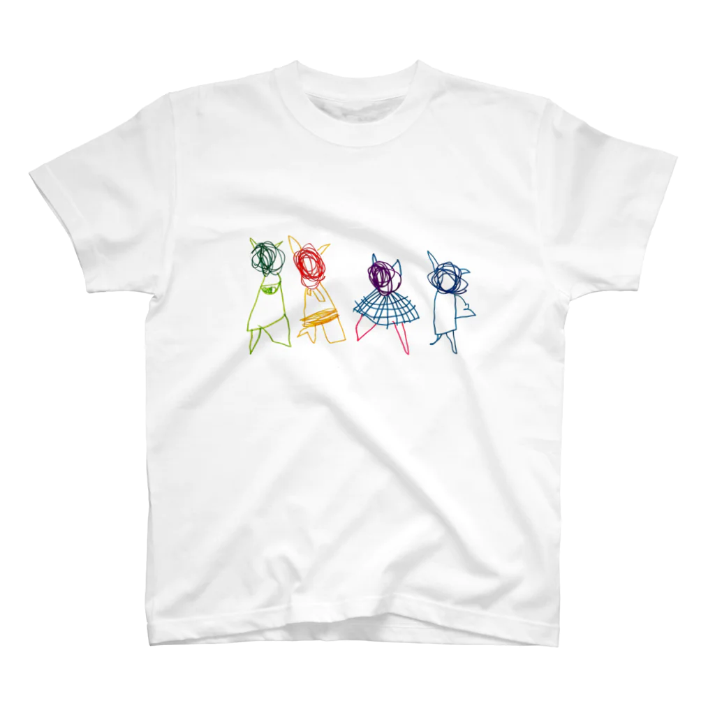 うちの子のアトリエのおにのかぞく スタンダードTシャツ