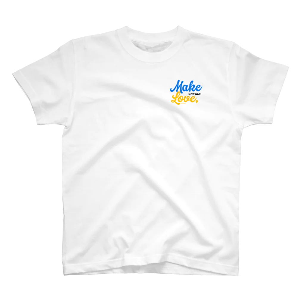 NicoRock 2569のMakeLove,NOTWAR.NICOROCK _ ForUkraina スタンダードTシャツ