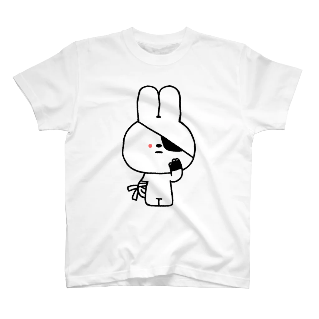 こつｗのおみせの量産うさぎ 中二病 スタンダードTシャツ