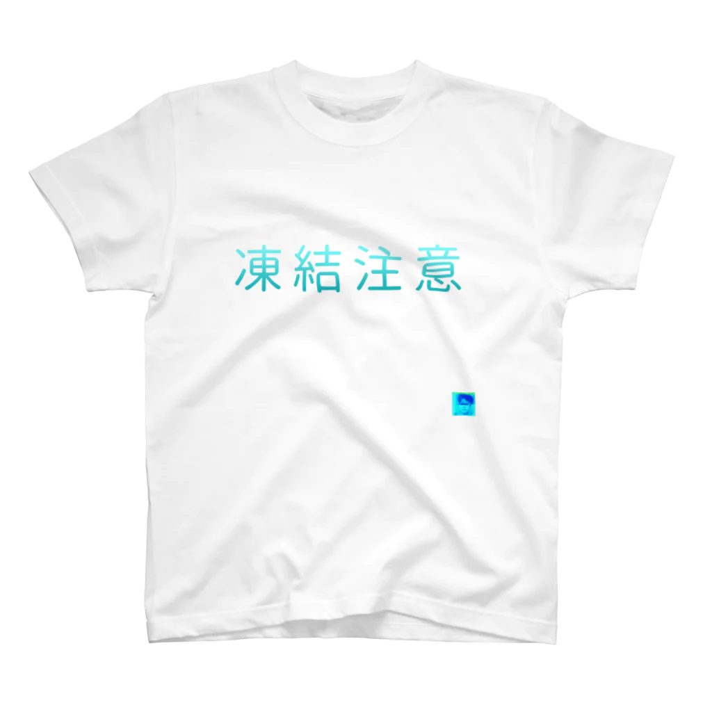 tan-i.shopの凍結注意 Regular Fit T-Shirt