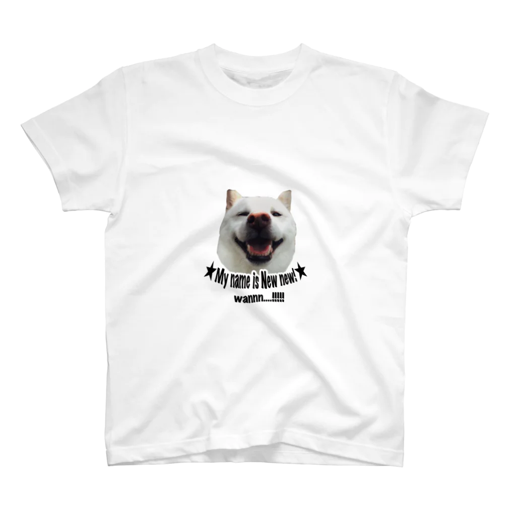 new2の柴犬New new Regular Fit T-Shirt