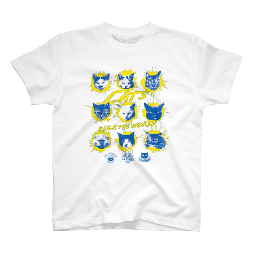 LONESOME TYPE ススの猫が世界を支配する9FACES UKR🇺🇦 Regular Fit T-Shirt