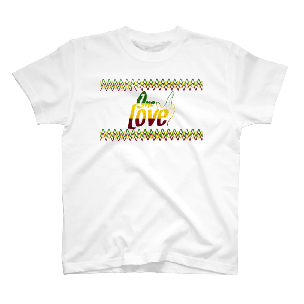 MOKKEYのONE Love（ﾗｽﾀｶﾗｰ） Regular Fit T-Shirt