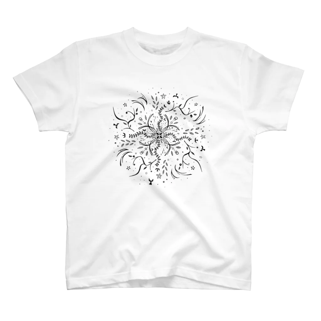 ༒ Aya Earthling ༒の希望よ集まれ　Hope, gather round! スタンダードTシャツ