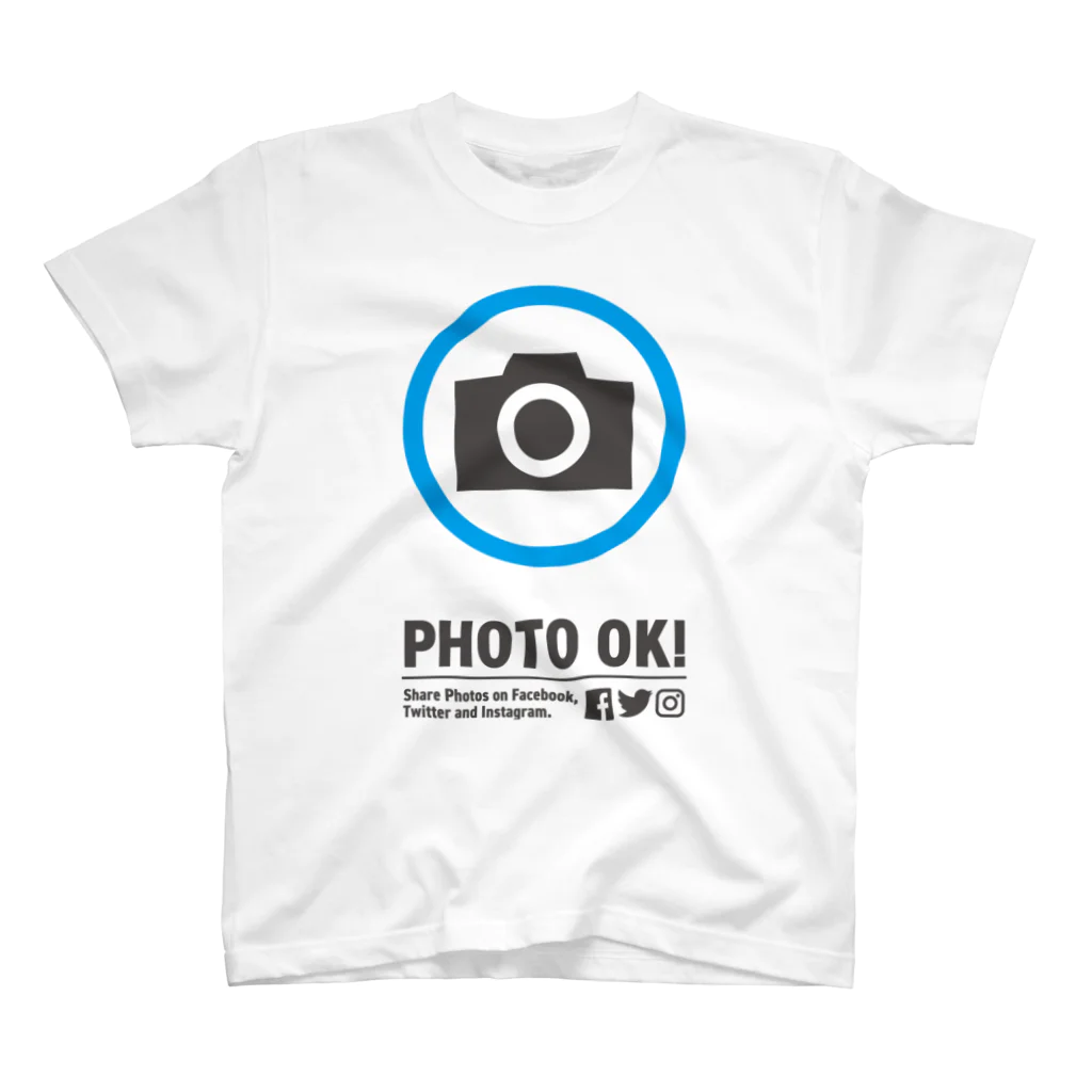 変なTシャツの人のPHOTO OK スタンダードTシャツ