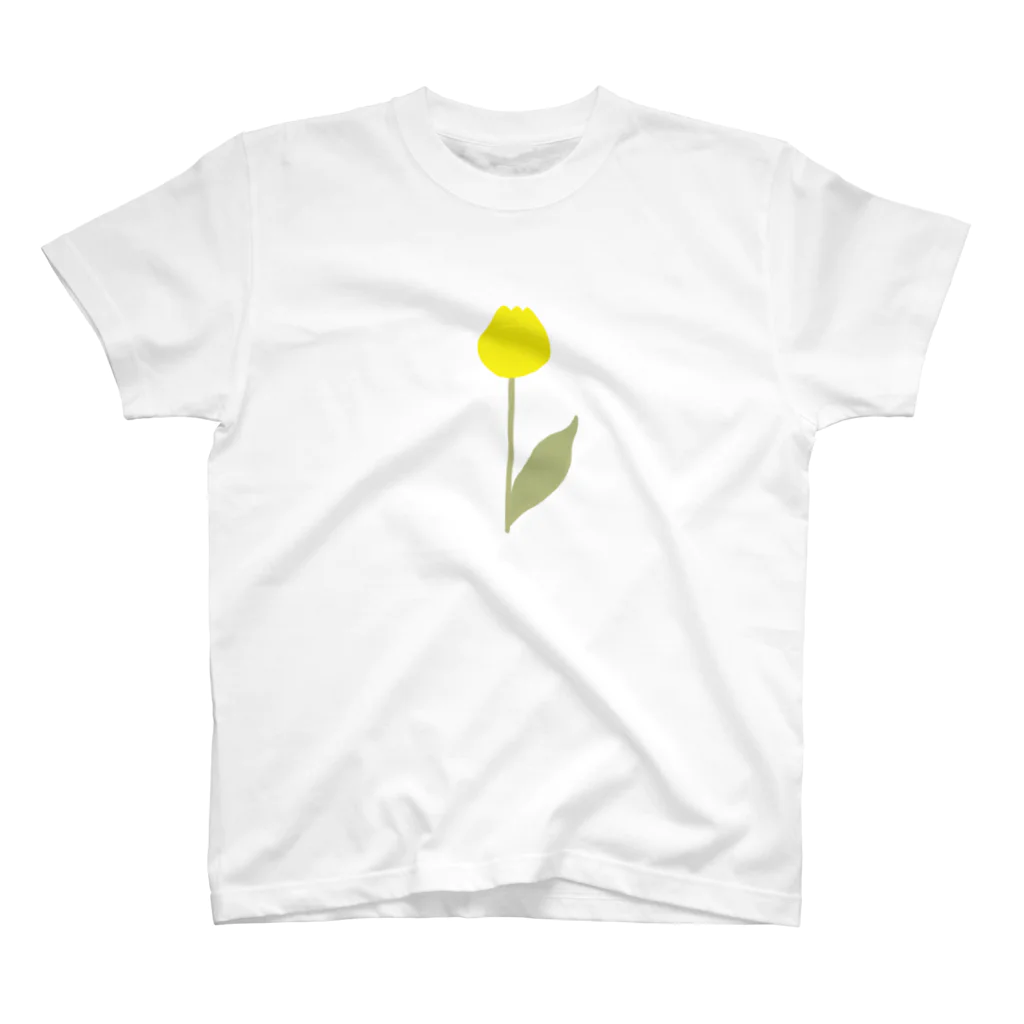 rilybiiのTulip yellow × green スタンダードTシャツ