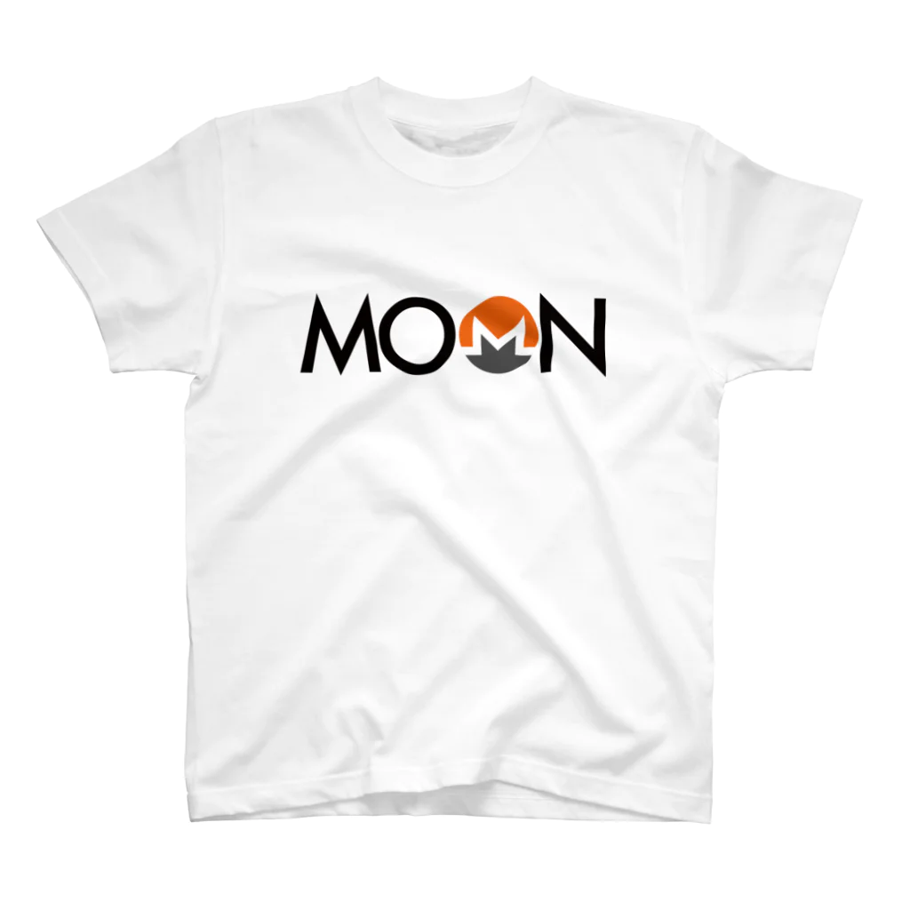 TROPiCALViBESのMOON XMR blackfont スタンダードTシャツ