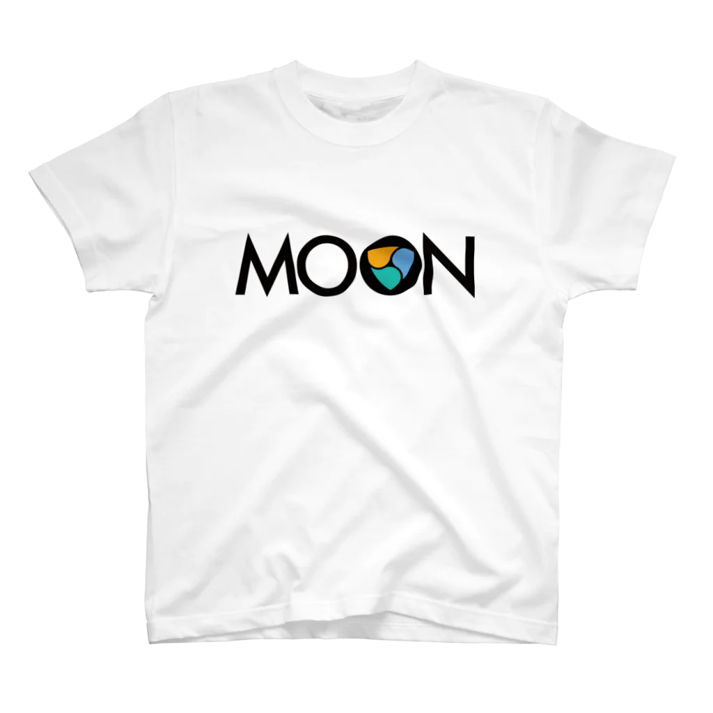 TROPiCALViBESのMOON XEM blackfont Regular Fit T-Shirt