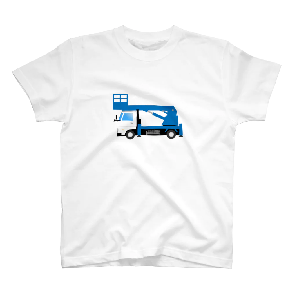 働く車・乗り物Tシャツ／KK商店の高所作業車 スタンダードTシャツ