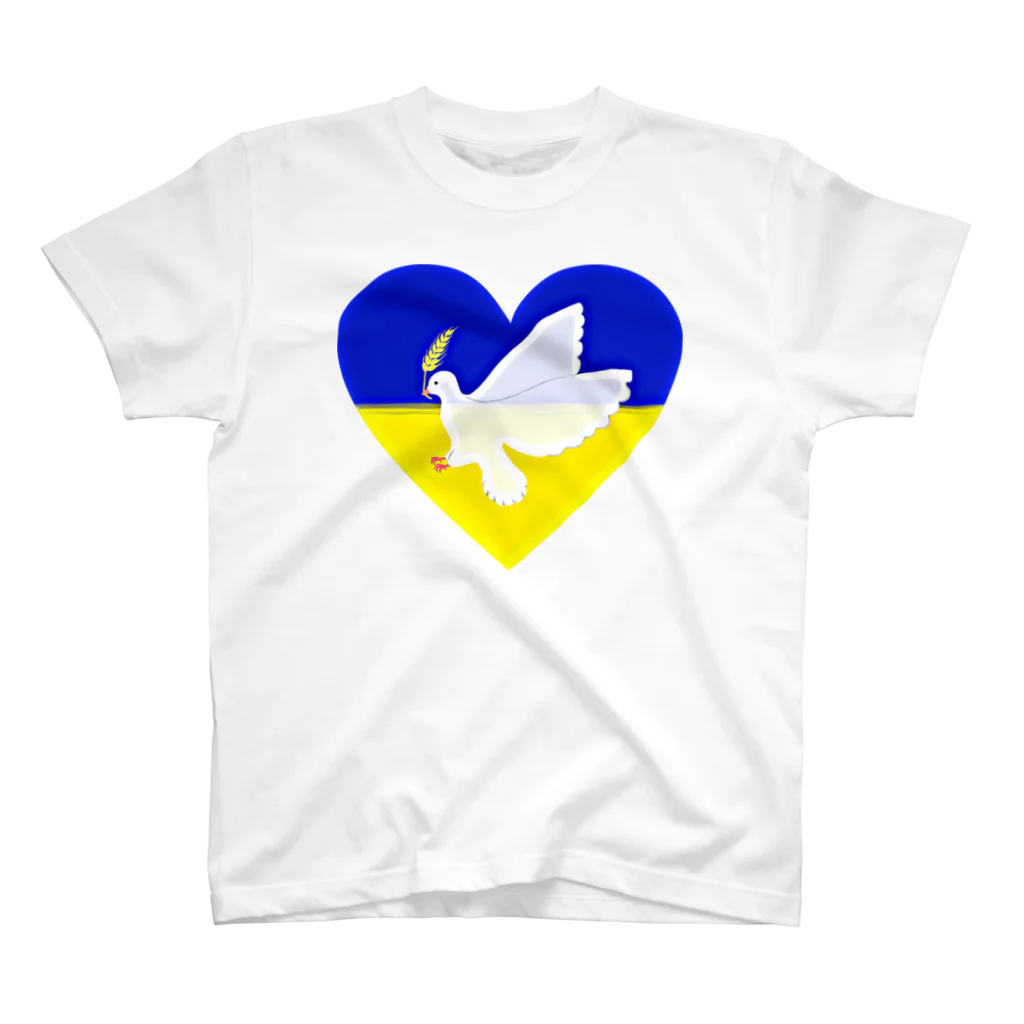 LalaHangeulのPray For Peace ウクライナ応援 티셔츠